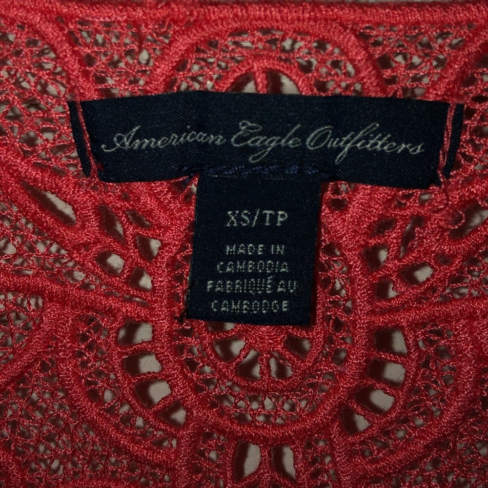 🟢 American Eagle Ruffle Tank Top - Picture 5 of 6